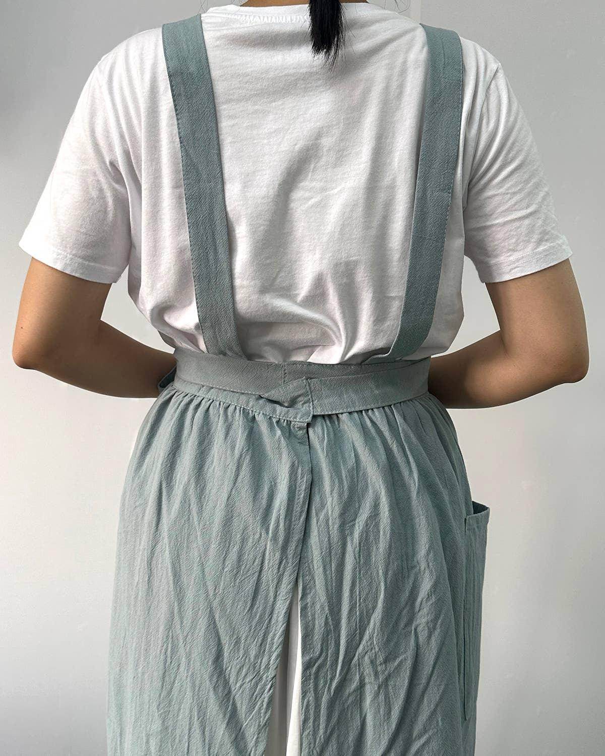 Vintage French Country Style Cotton Apron - Songbird Gifts