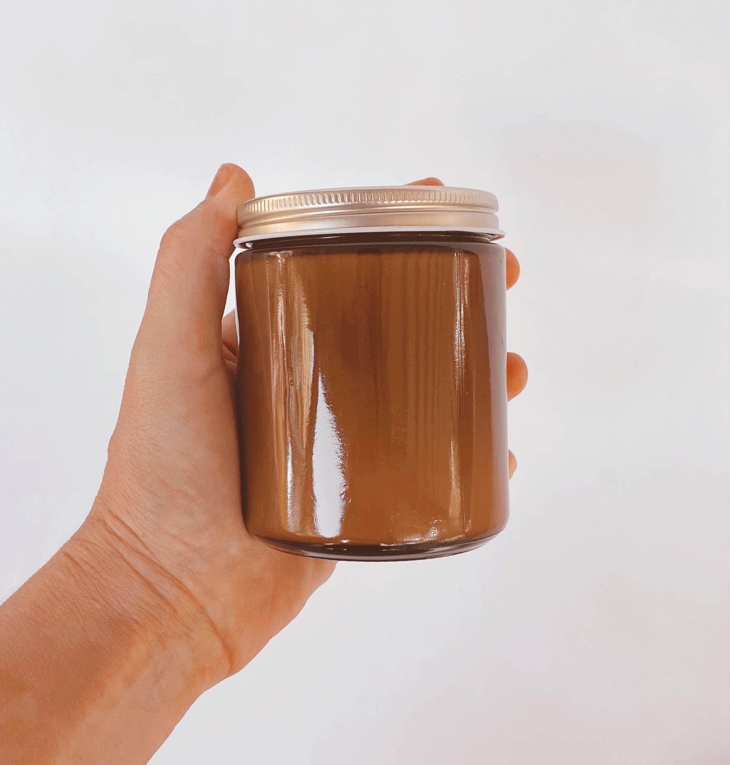 Northern Nights 8 oz coconut wax amber jar candle - Songbird Gifts