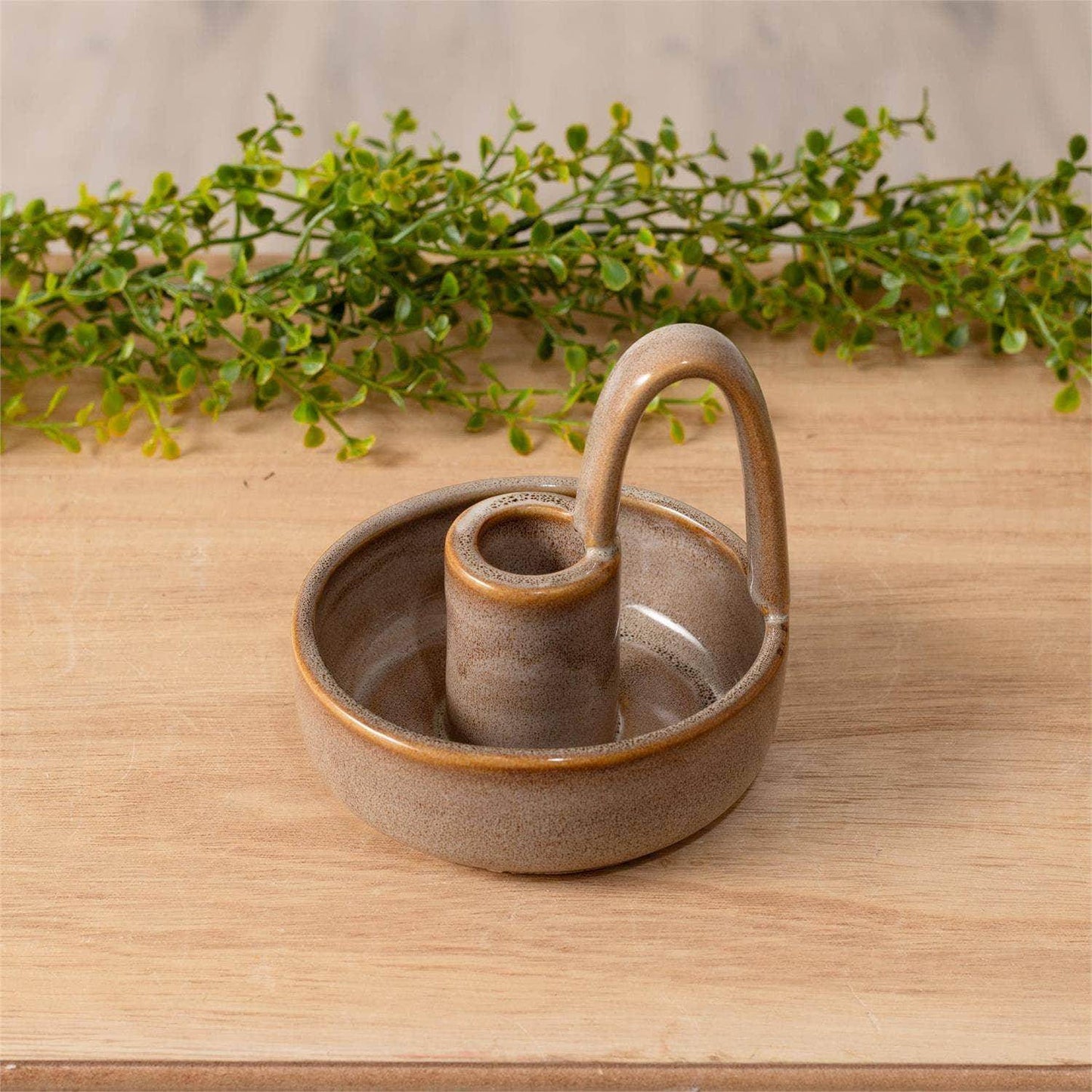 Ceramic Taper Candle Holder (PC) - Songbird Gifts