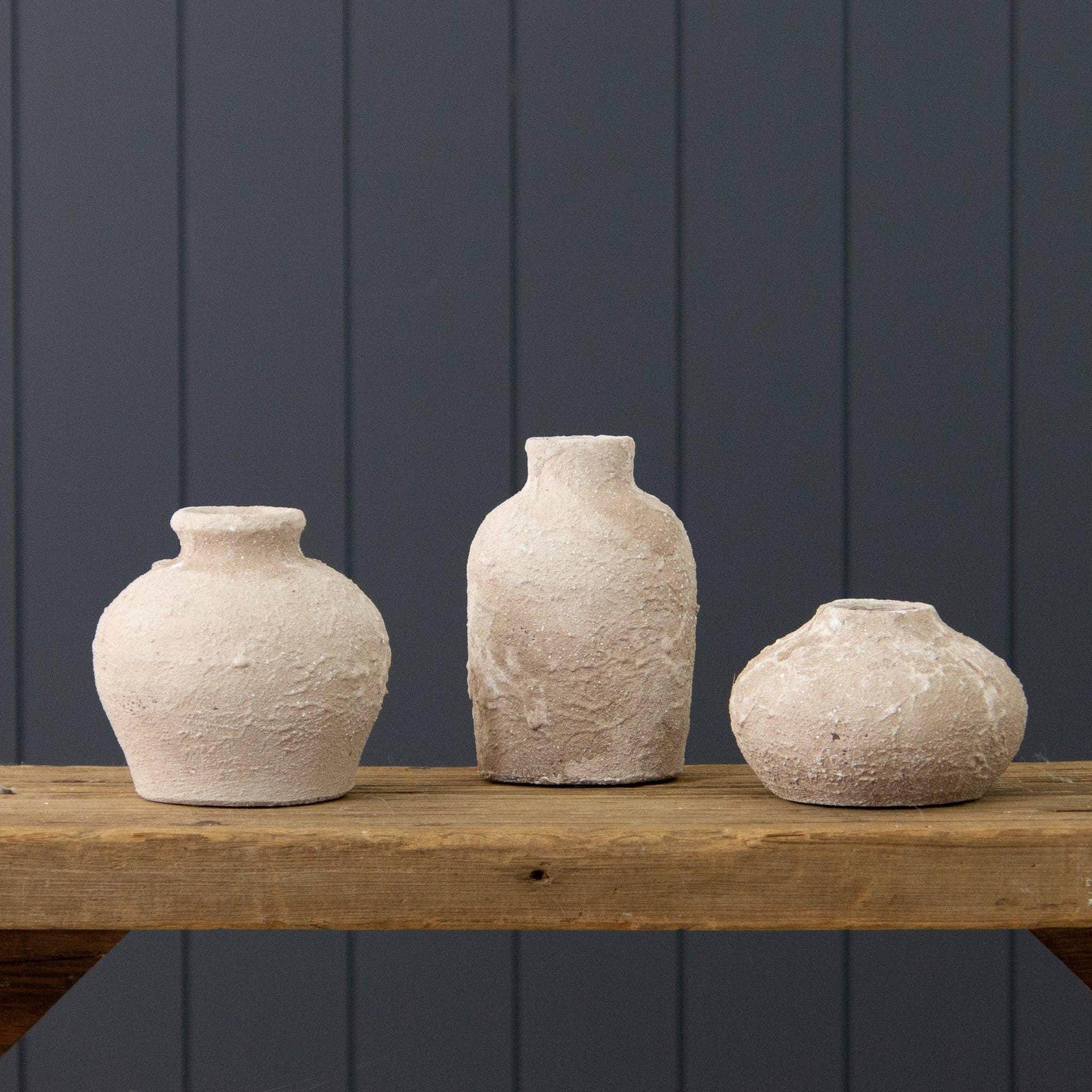 Textured Bud Vases (Set Of 03) - Songbird Gifts