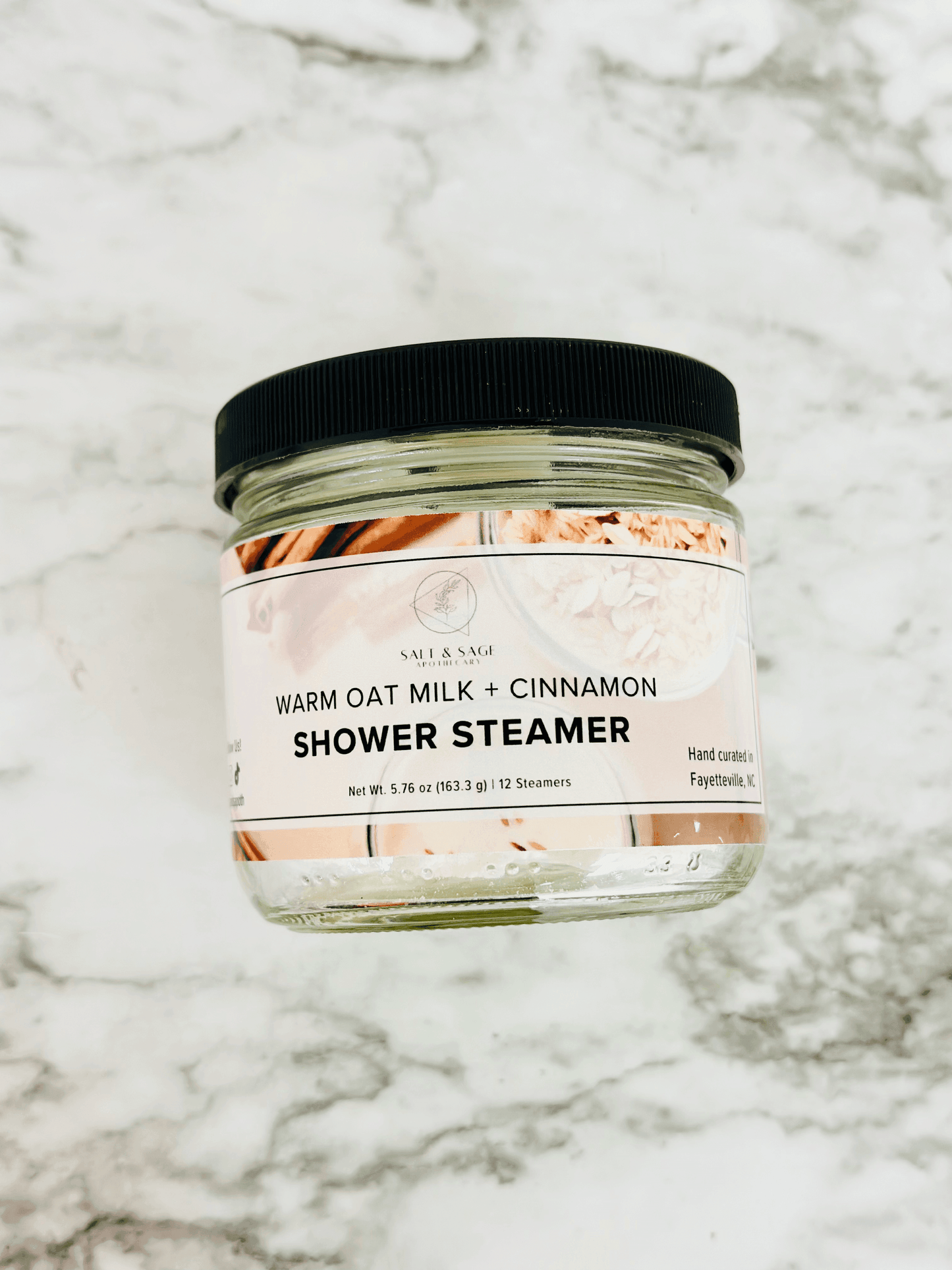 Warm Oat Milk + Cinnamon Mini Shower Steamers - Songbird Gifts