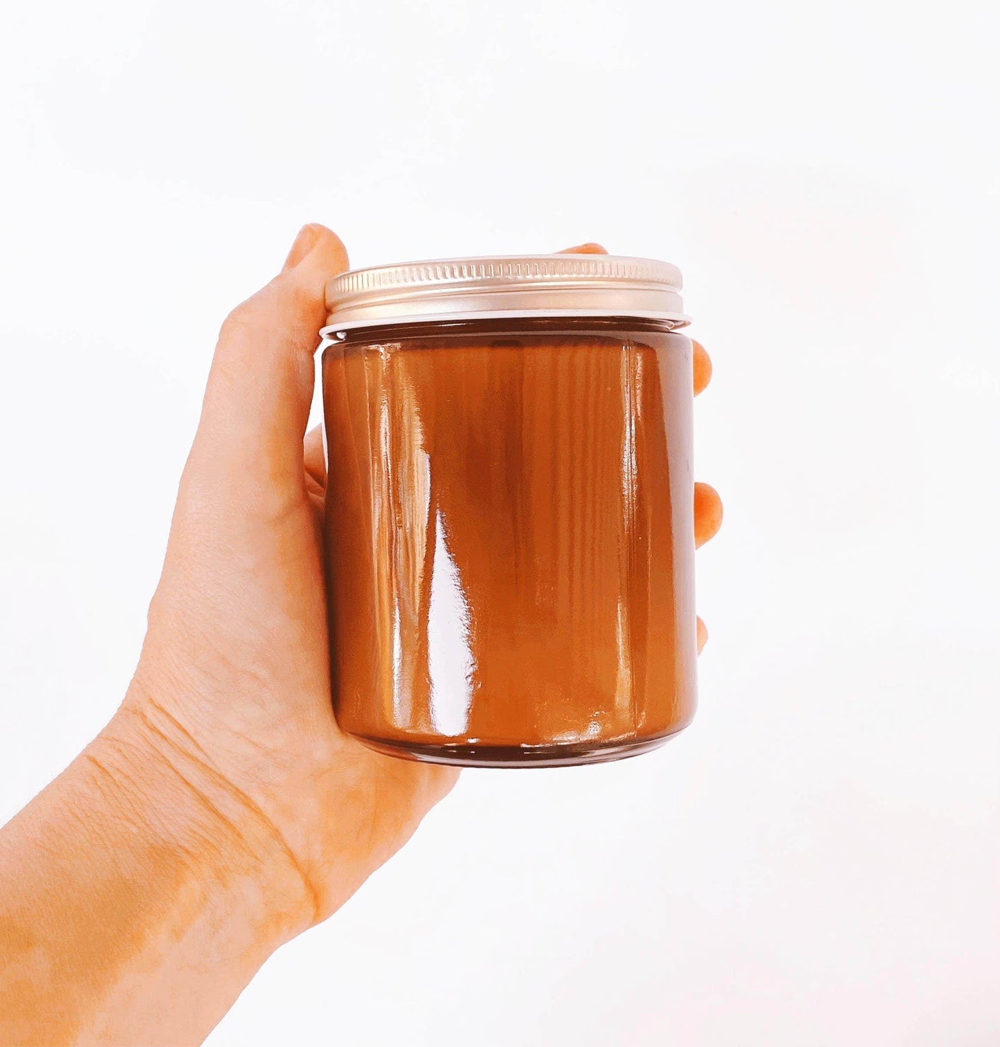 Coffee House 8 oz coconut wax amber jar candle - Songbird Gifts