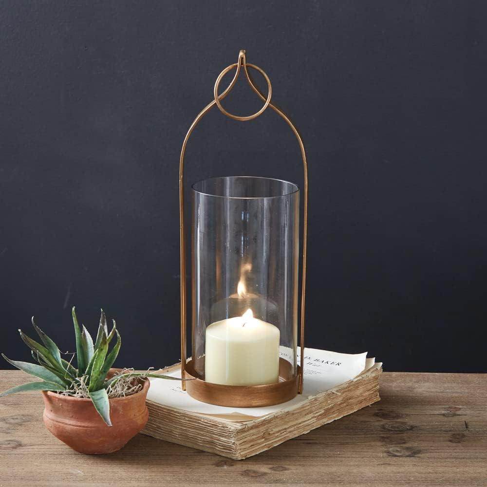 Small Lucienne Lantern, Brass - Songbird Gifts