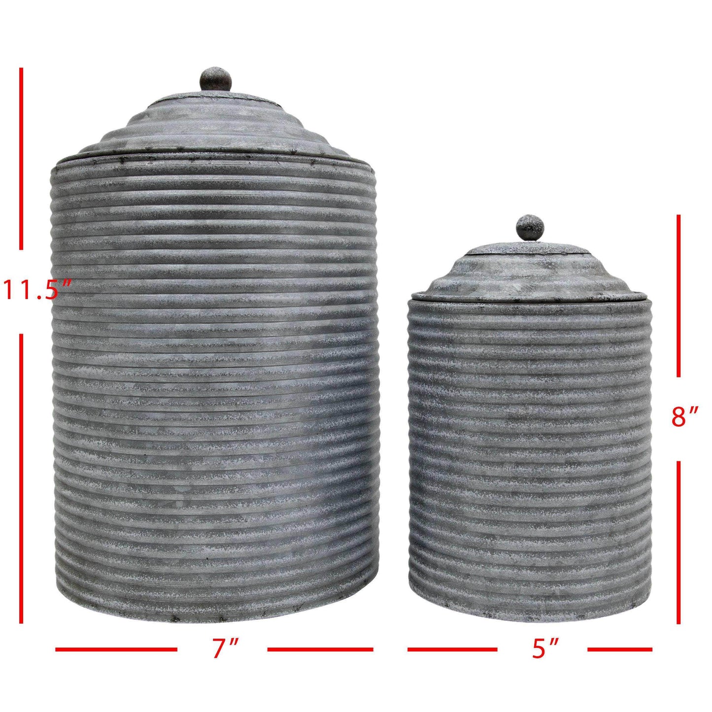 SALE - S/2 Dixie Canisters - Songbird Gifts