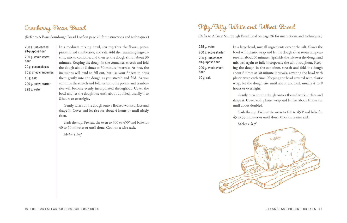 The Homestead Sourdough Cookbook - Songbird Gifts