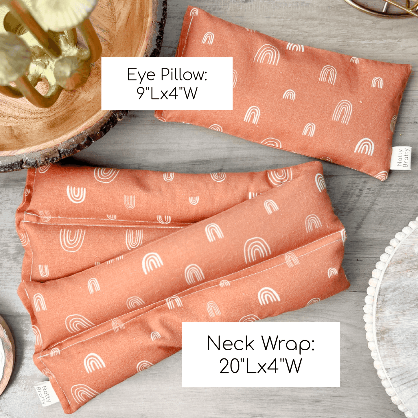 Hot/Cold Therapy Pack - Neck Wrap - Blue Dots - Songbird Gifts