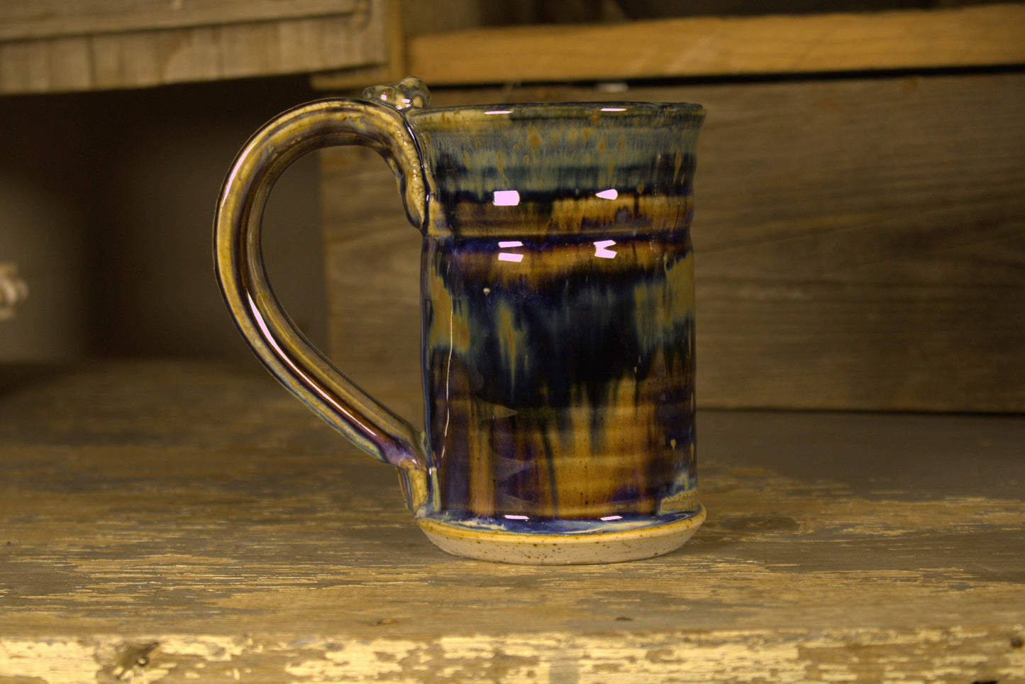 Large Coffee Mugs (Dark Blue) - Songbird Gifts