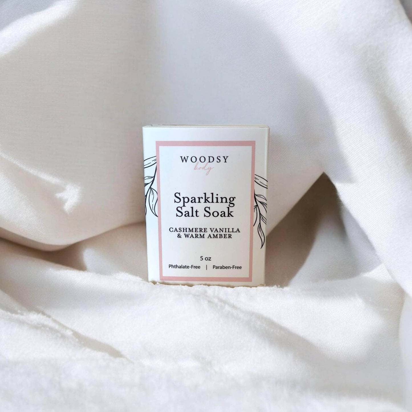 Sparkling Salt Soak- Cashmere Vanilla & Warm Amber - Songbird Gifts