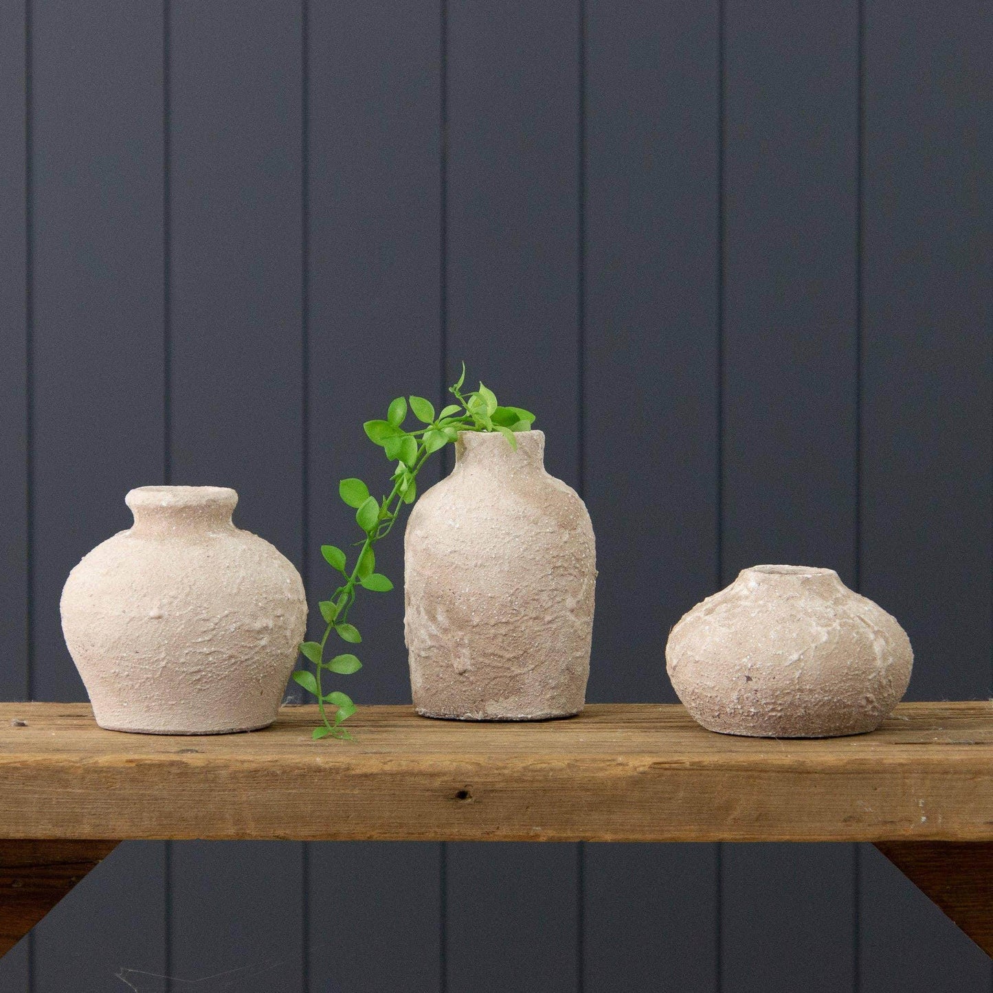 Textured Bud Vases (Set Of 03) - Songbird Gifts