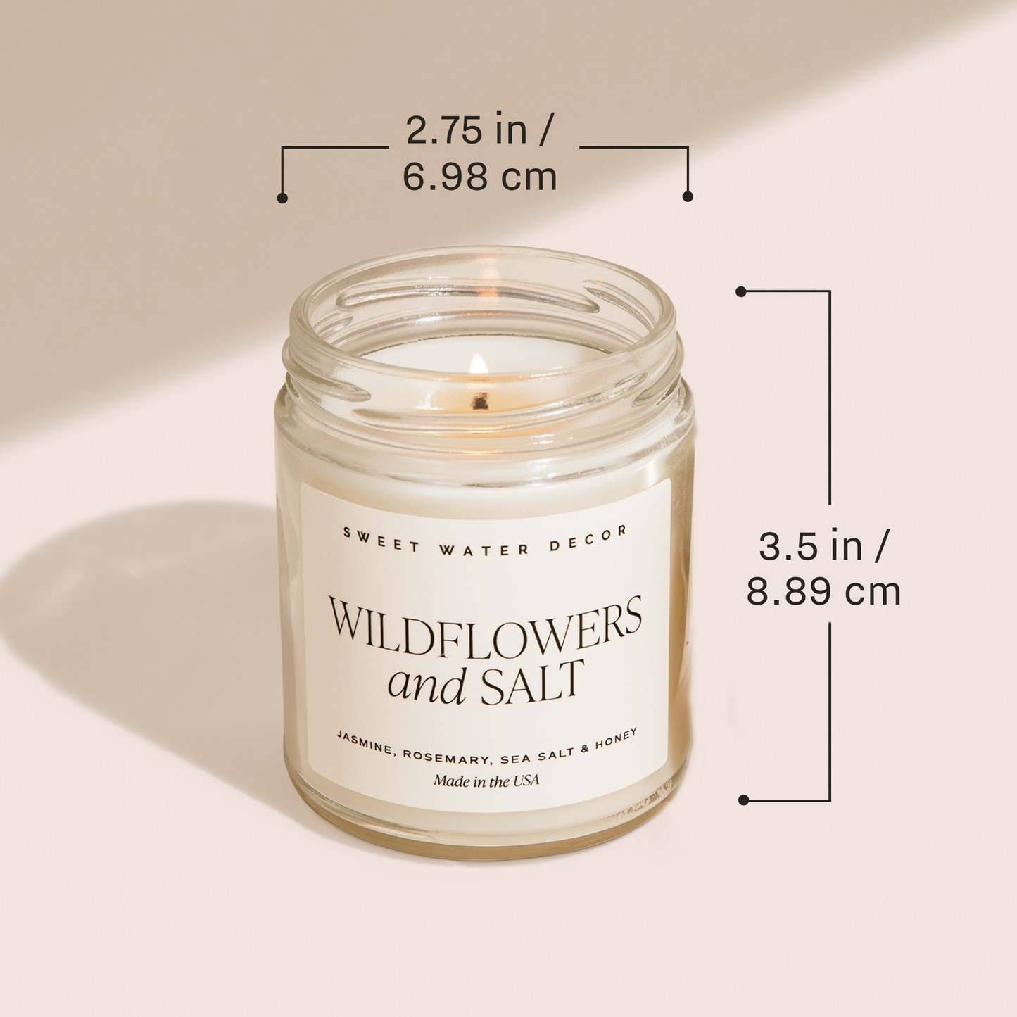 Pink Grapefruit 9 oz Soy Candle - Home Decor & Gifts