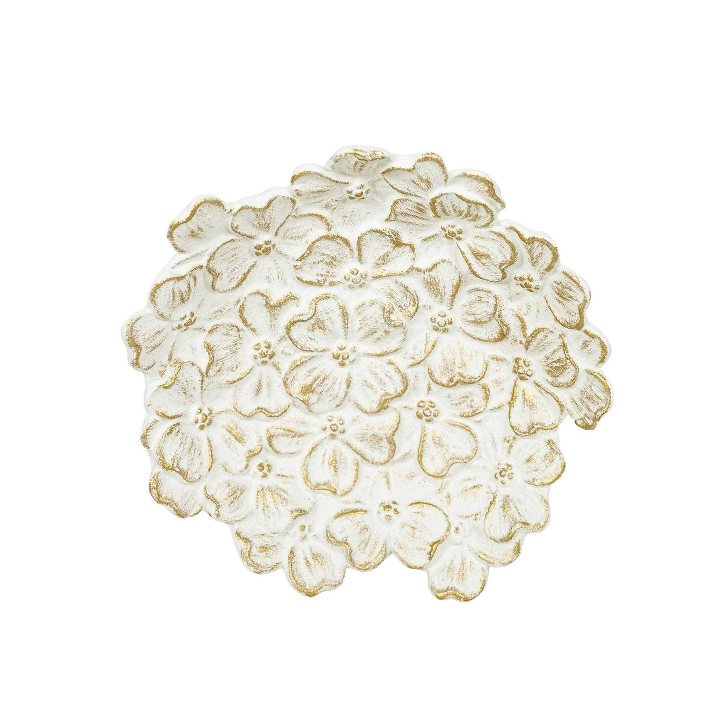 Mae Floral Trinket Dish White - Songbird Gifts