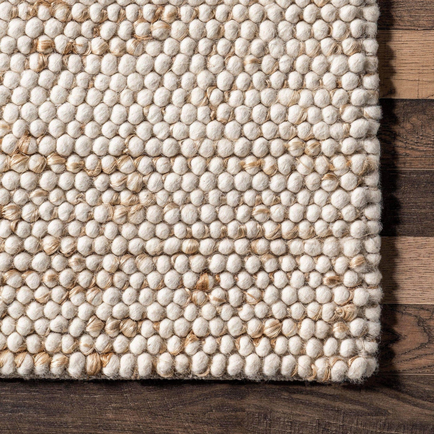 Deeanna Casual Textured Wool Area Rug - Songbird Gifts