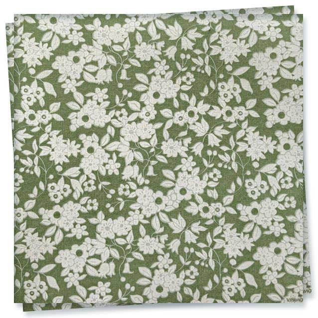 Liberty Olive Dinner Napkin - Songbird Gifts