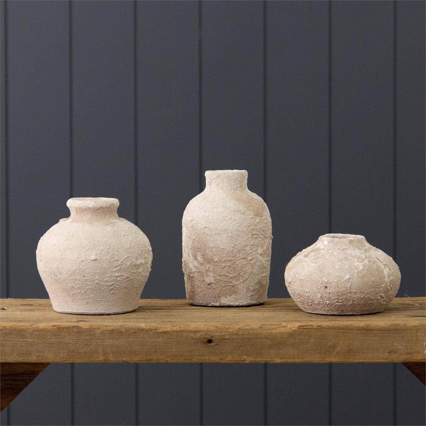 Textured Bud Vases (Set Of 03) - Songbird Gifts