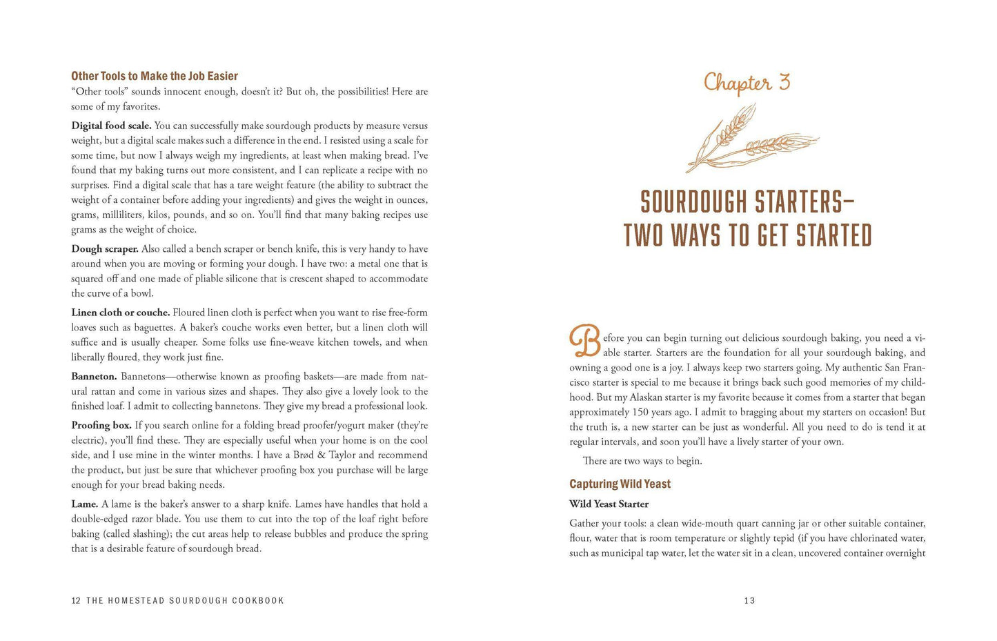 The Homestead Sourdough Cookbook - Songbird Gifts