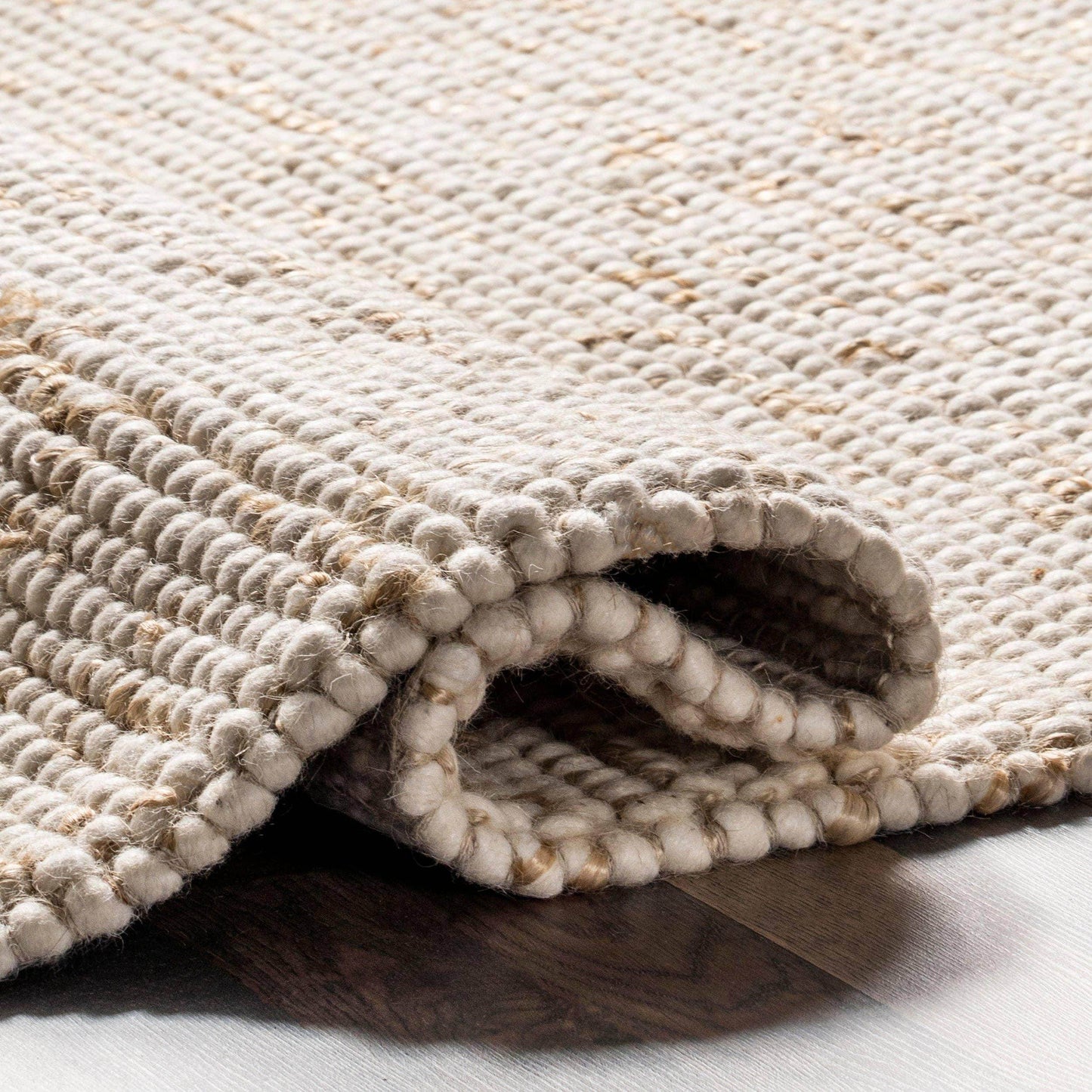 Deeanna Casual Textured Wool Area Rug - Songbird Gifts