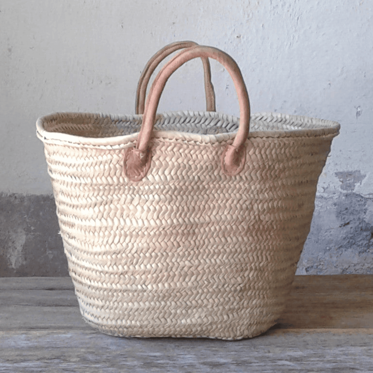 Short Handled French Market Basket - Songbird Gifts