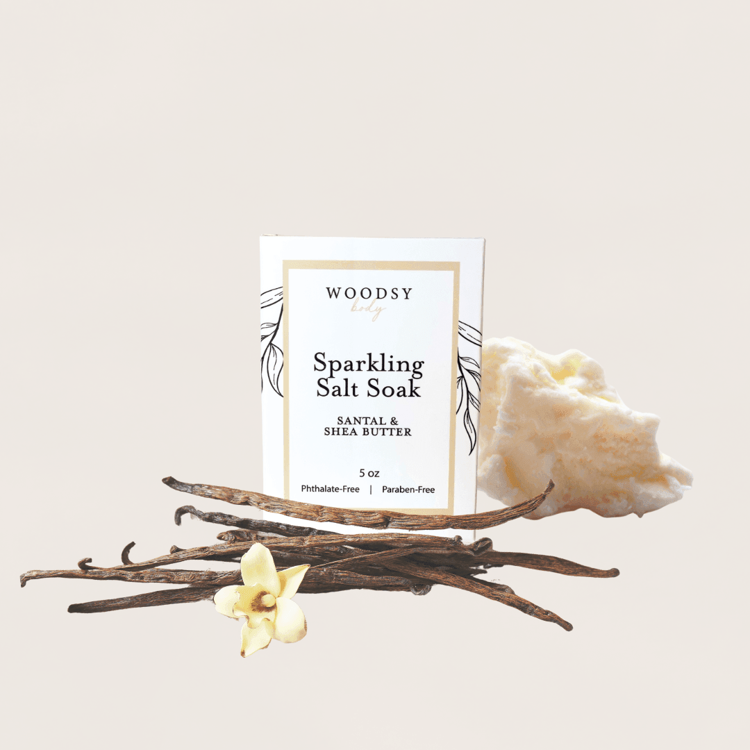 Sparkling Salt Soak- Santal & Shea Butter - Songbird Gifts