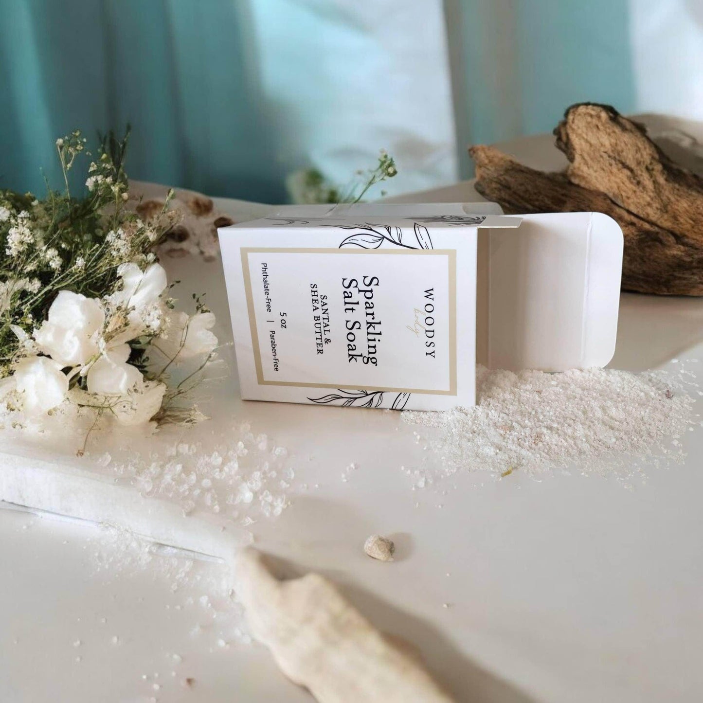 Sparkling Salt Soak- Cashmere Vanilla & Warm Amber - Songbird Gifts