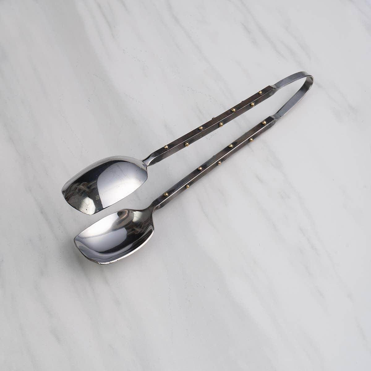 Black & Gold Dot Tong - Songbird Gifts
