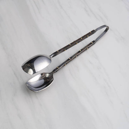 Black & Gold Dot Tong - Songbird Gifts