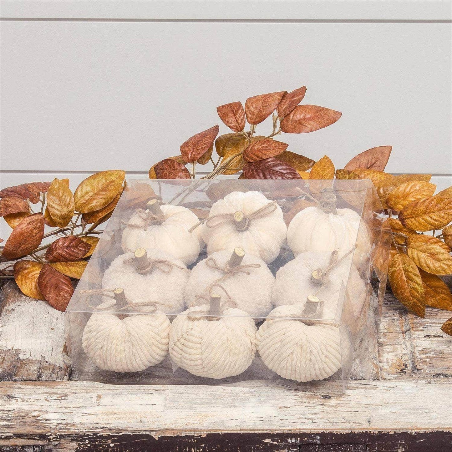 Creamy Soft Fabric Pumpkins (Set Of 09) - Songbird Gifts