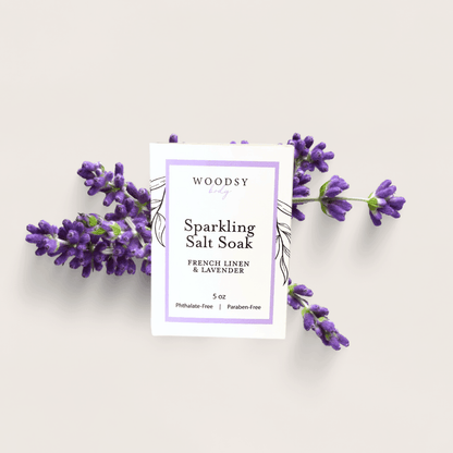  Sparkling Salt Soak- French Linen & Lavender - Songbird Gifts