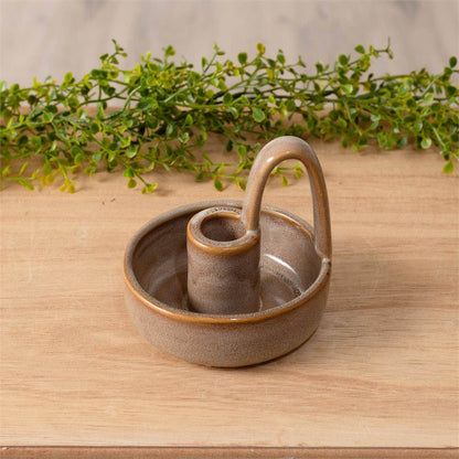 Ceramic Taper Candle Holder (PC) - Songbird Gifts