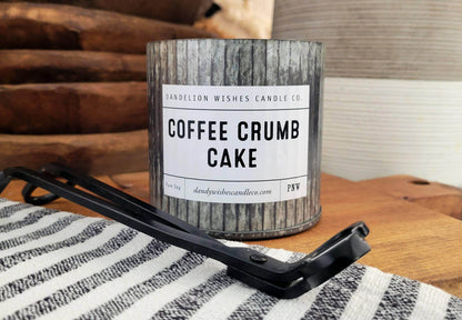 12 oz. Rustic Galvanized Tin Candle - Songbird Gifts