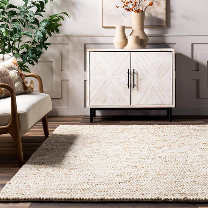 Deeanna Casual Textured Wool Area Rug - Songbird Gifts