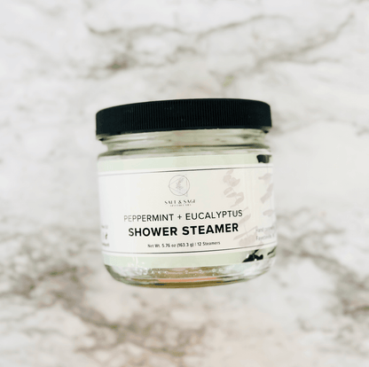 Peppermint + Eucalyptus Mini Shower Steamers - Songbird Gifts