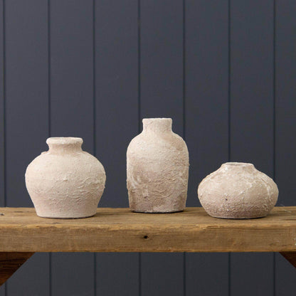 Textured Bud Vases (Set Of 03) - Songbird Gifts
