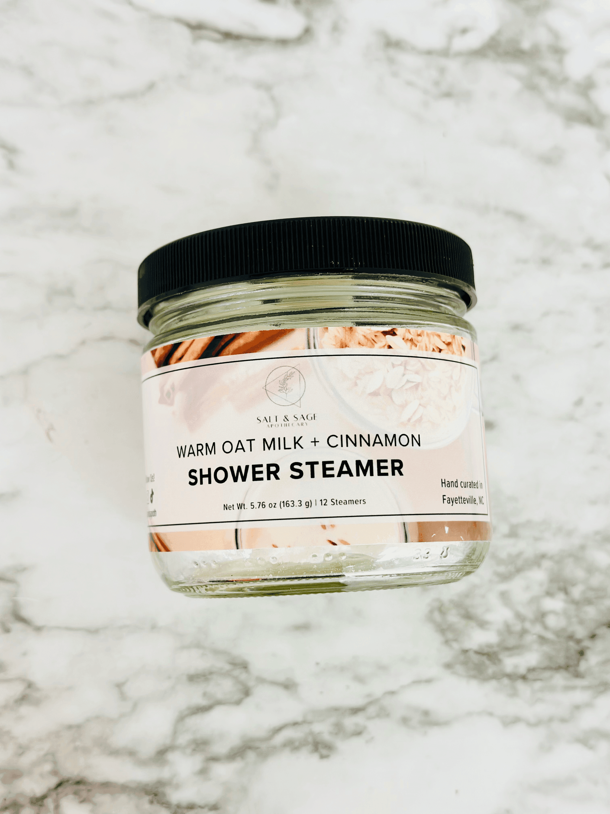 Warm Oat Milk + Cinnamon Mini Shower Steamers - Songbird Gifts