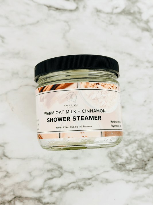 Warm Oat Milk + Cinnamon Mini Shower Steamers - Songbird Gifts