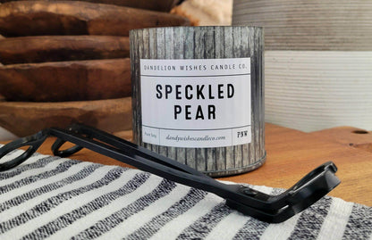 12 oz. Rustic Galvanized Tin Candle - Songbird Gifts