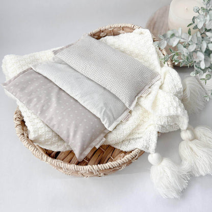 Eye Pillow - Fresh Neutrals - Migraine Mask - Hot/Cold Pack - Songbird Gifts