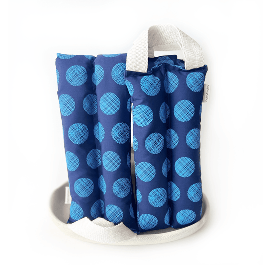 Hot/Cold Therapy Pack - Neck Wrap - Blue Dots - Songbird Gifts
