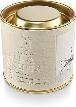 Elemental Amber Bergamot Candle - Songbird Gifts