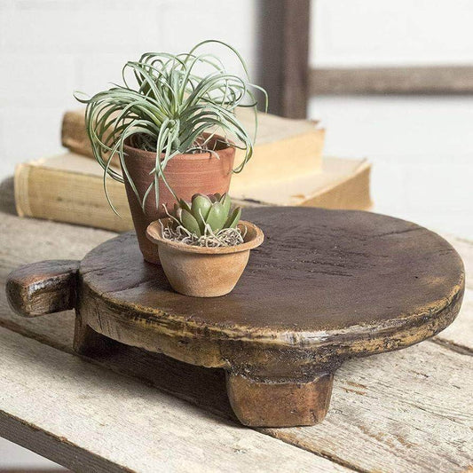 CTW Home Collection Primitive Round Bread Board - Songbird Gifts