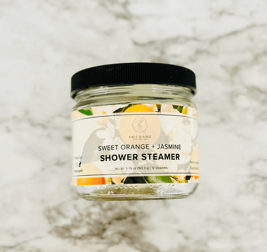 Sweet Orange + Jasmine Mini Shower Steamers - Songbird Gifts