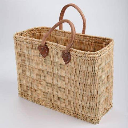 Extra-Large Short Handled Tote- Dark Leather - Songbird Gifts
