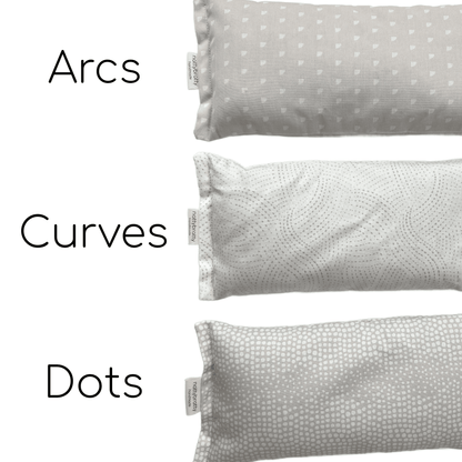Eye Pillow - Fresh Neutrals - Migraine Mask - Hot/Cold Pack - Songbird Gifts