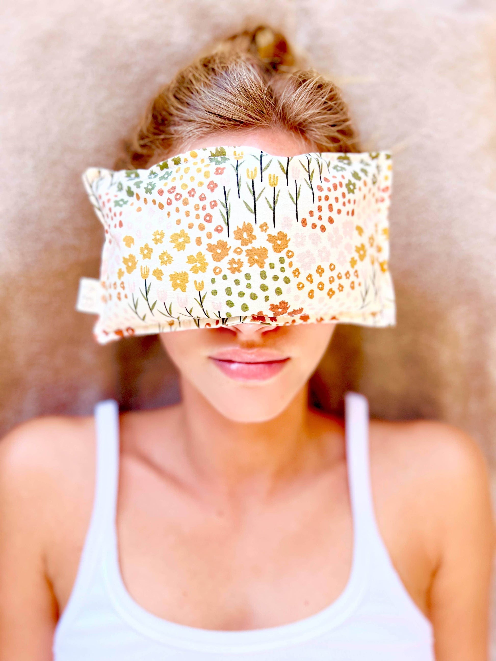 Eye Pillow - Zen Garden - Hot/Cold Pack - Migraine Mask - Songbird Gifts
