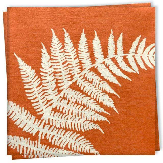 Orange Fern Dinner Napkin - Songbird Gifts
