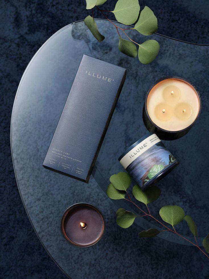 Illume Assorted Deep Blue Candle (unscented) - Songbird Gifts