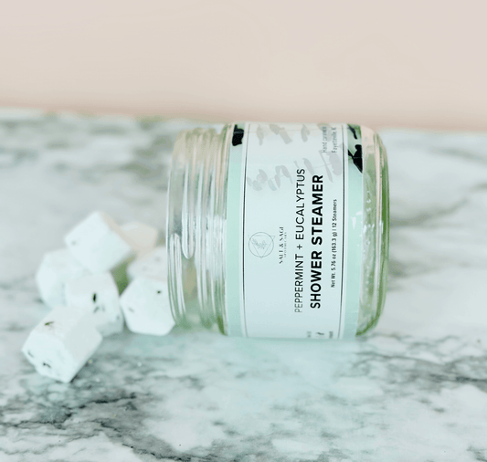 Peppermint + Eucalyptus Mini Shower Steamers - Songbird Gifts
