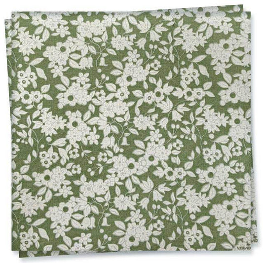 Liberty Olive Dinner Napkin - Songbird Gifts