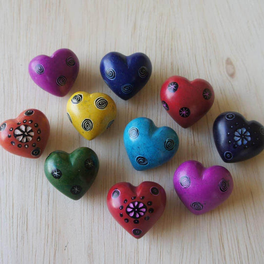Tiny Hearts With Patterns - Songbird Gifts
