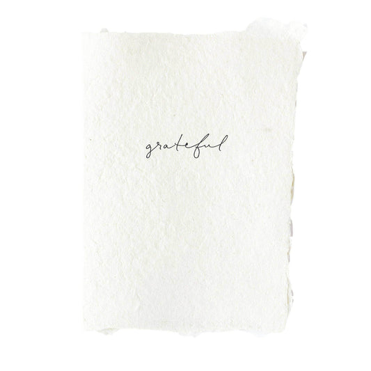 Grateful card - Songbird Gifts