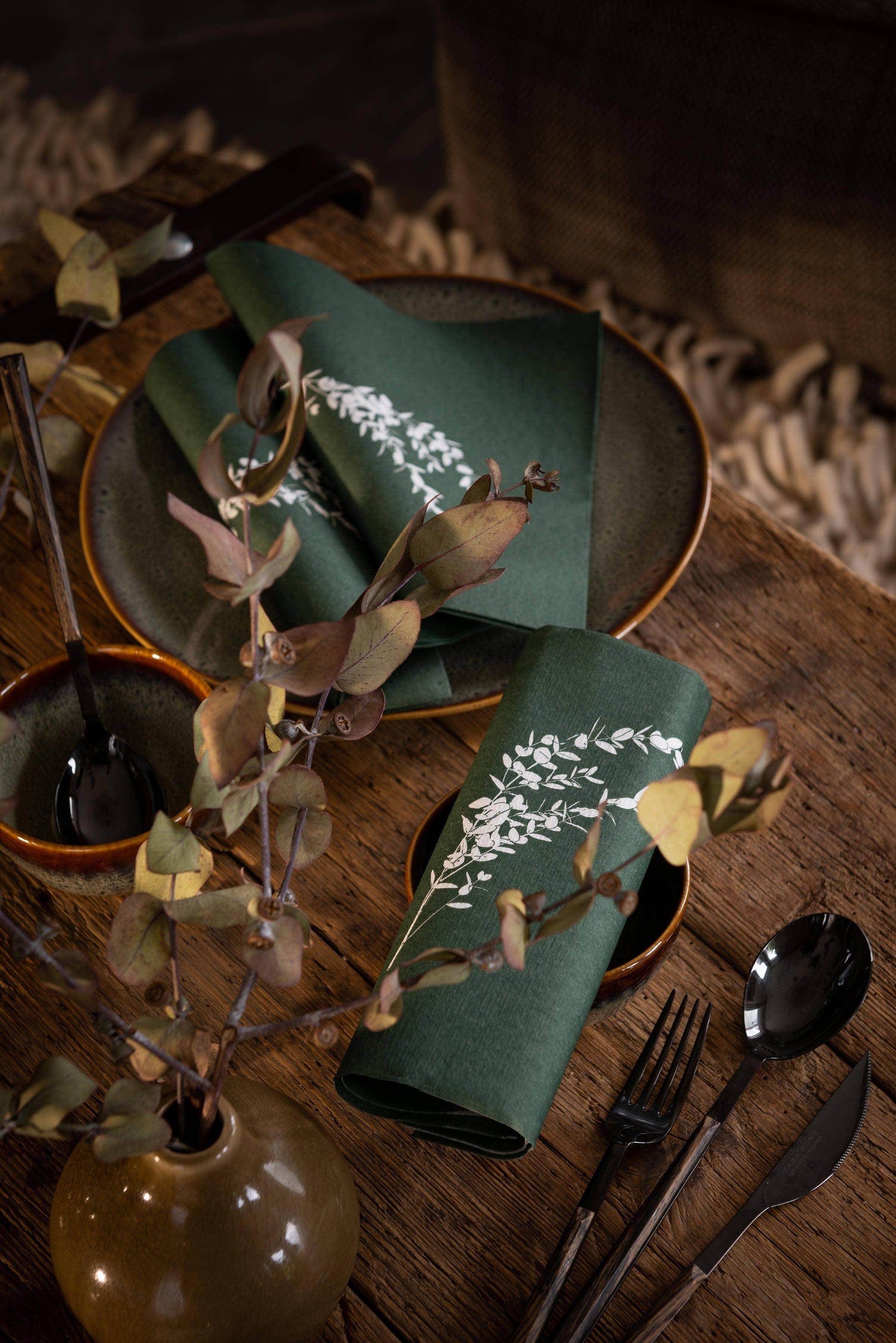 Eucalyptus Cinera Dinner Napkin - Songbird Gifts